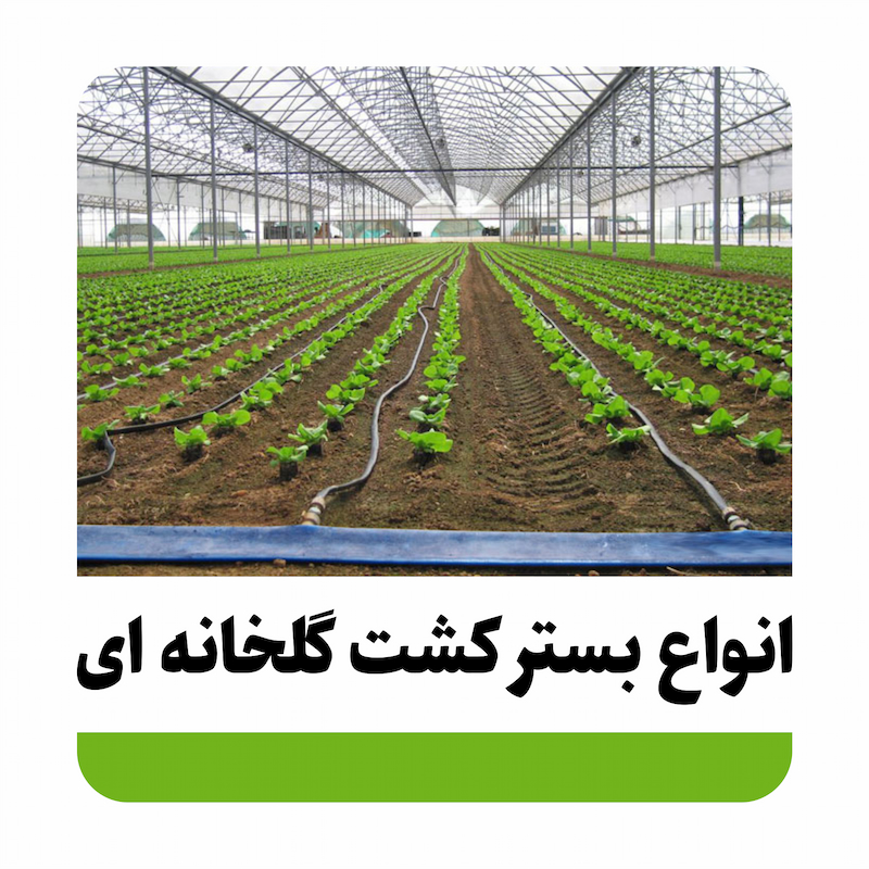 انواع بستر کشت گلخانه ای