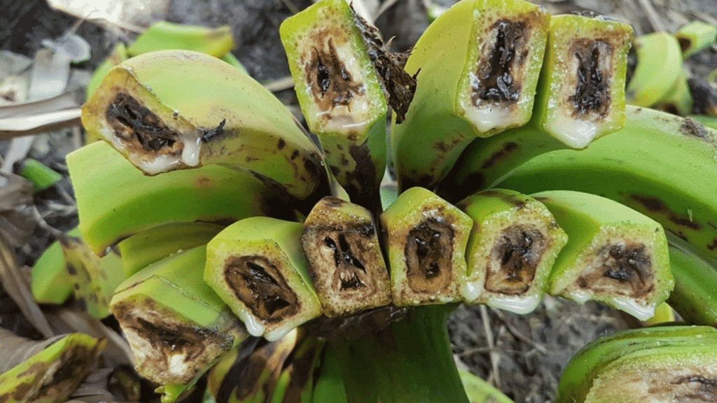 بیماری باکتریایی موکو (Moko disease) موز